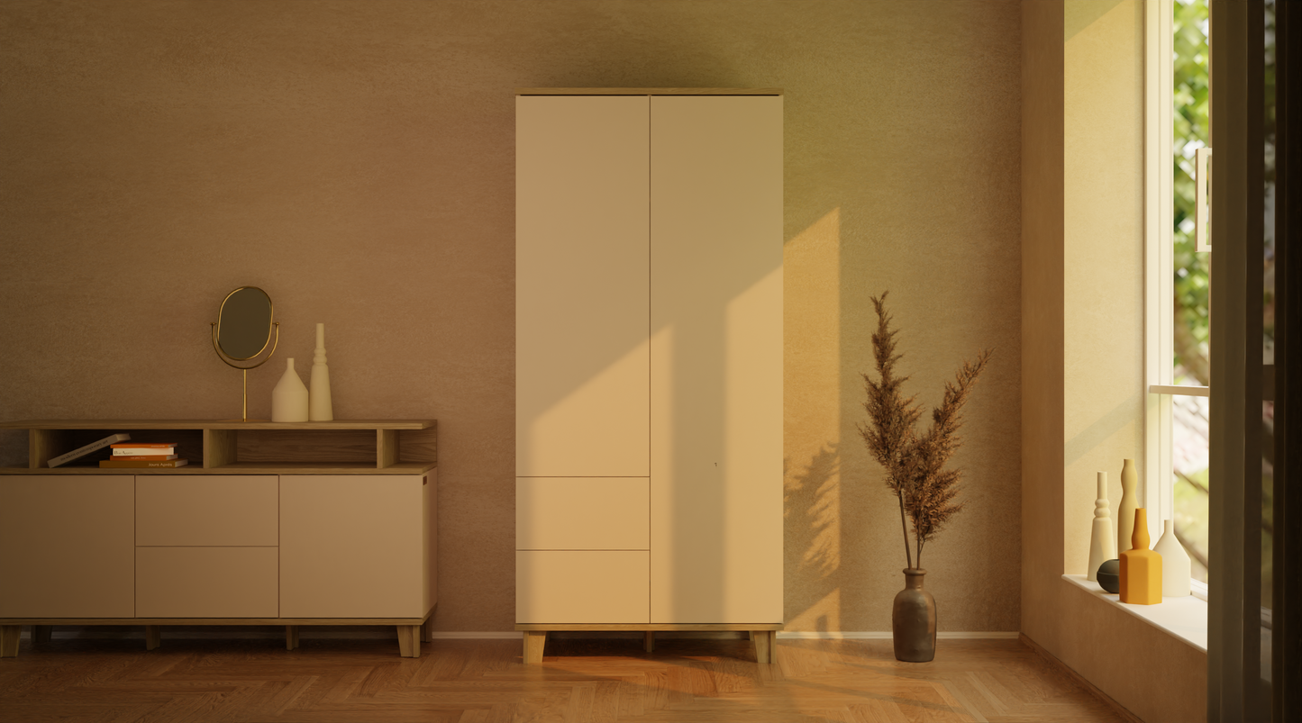 Szafa na ubrania 100 cm - Outlet