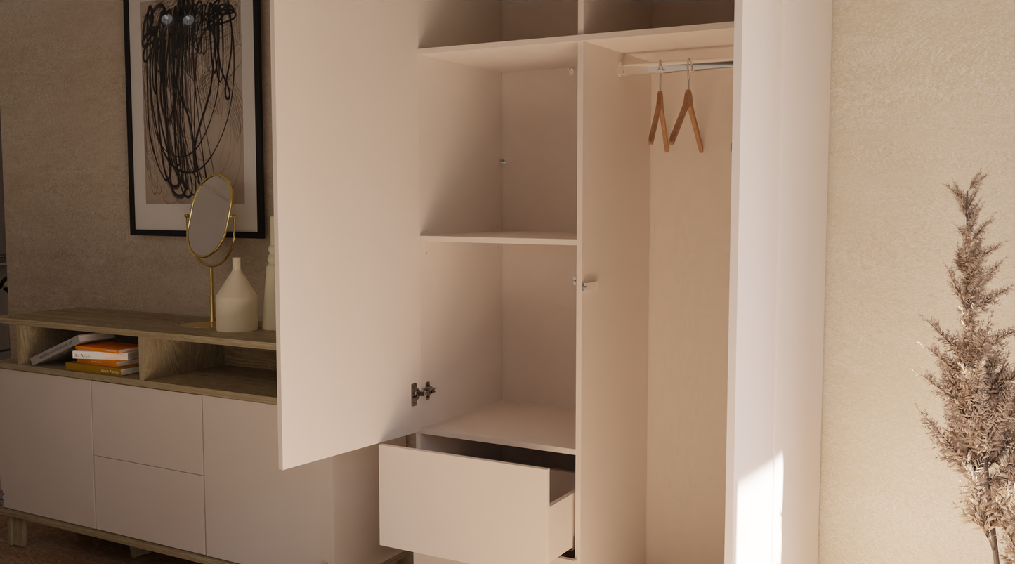 Szafa na ubrania 100 cm - Outlet