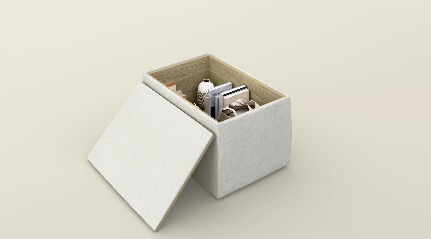 Pufa ze schowkiem, duża 80 cm