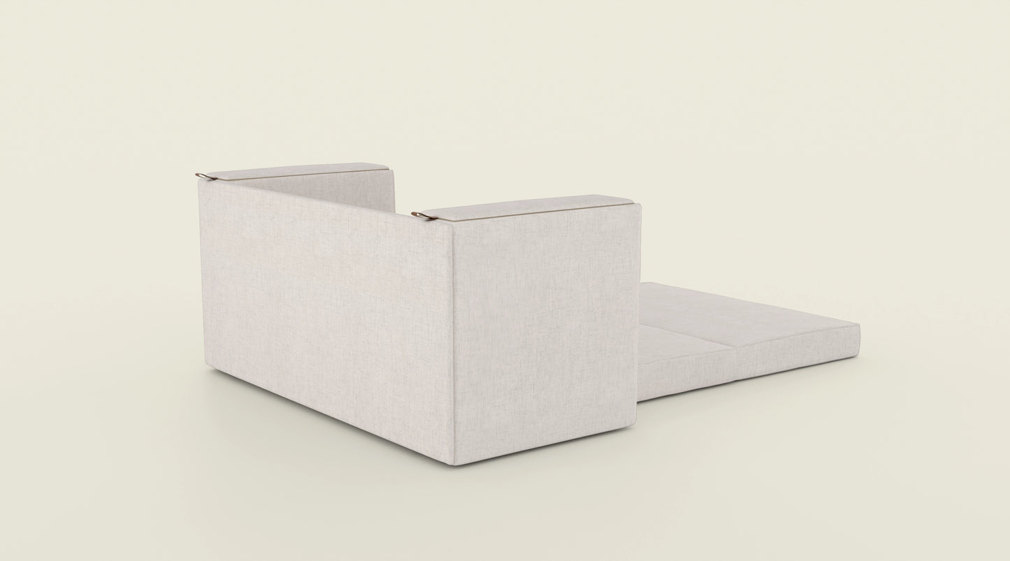 Sofa dwuosobowa z funkcją spania