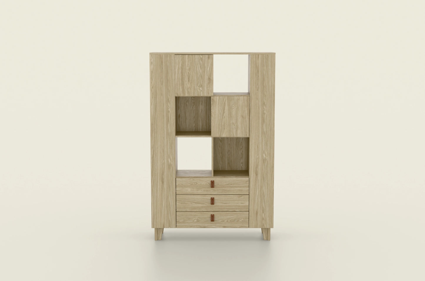 Komoda wysoka z szufladami 110 cm