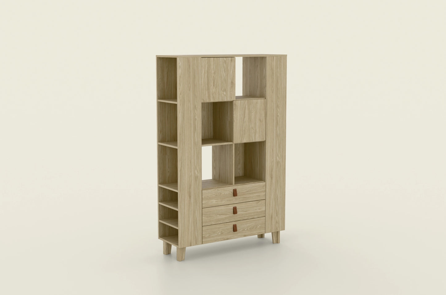 Komoda wysoka z szufladami 110 cm