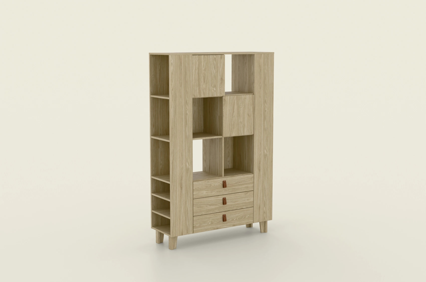 Komoda wysoka z szufladami 110 cm