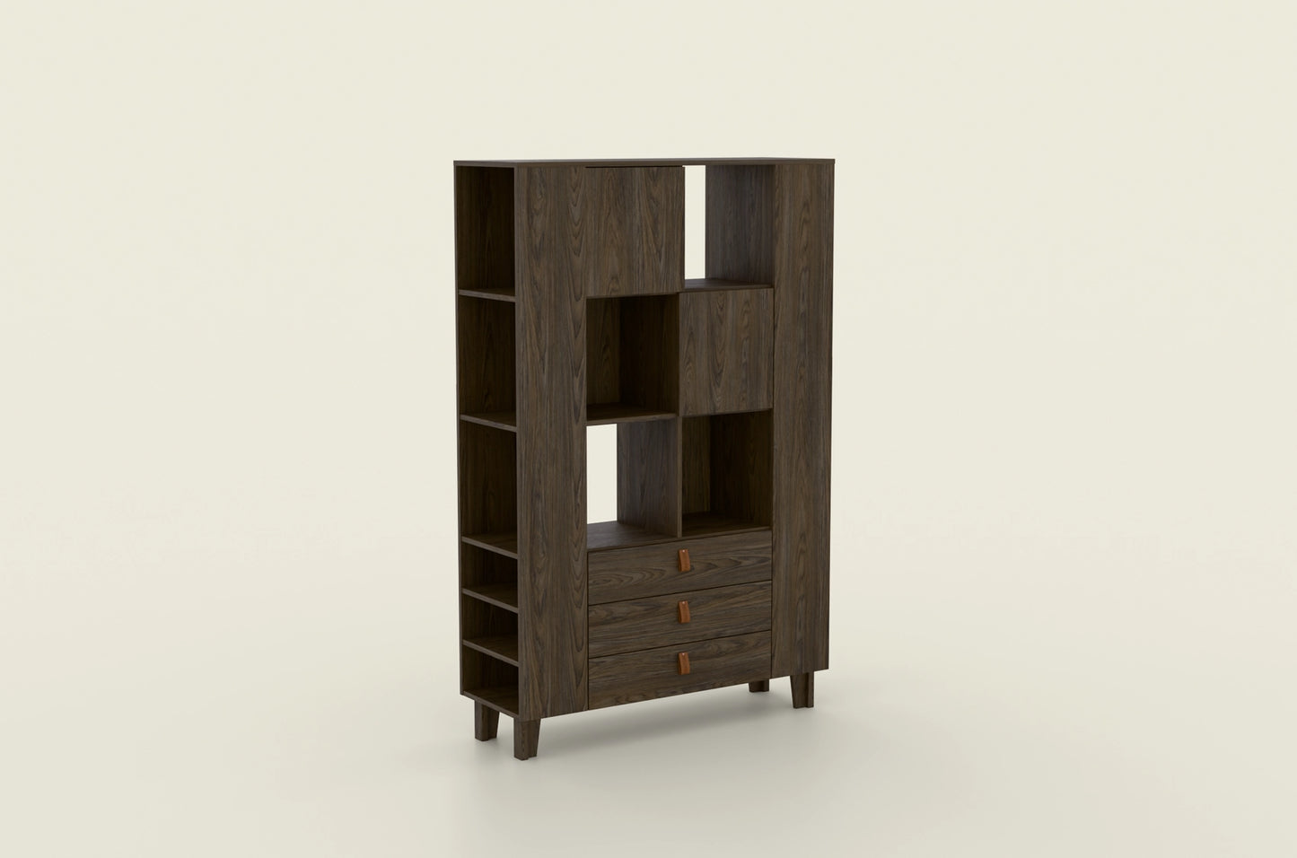 Komoda wysoka z szufladami 110 cm