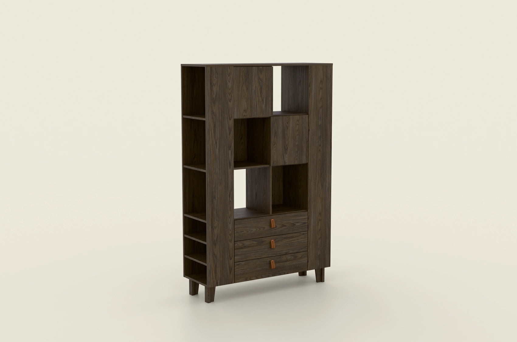 Komoda wysoka z szufladami 110 cm