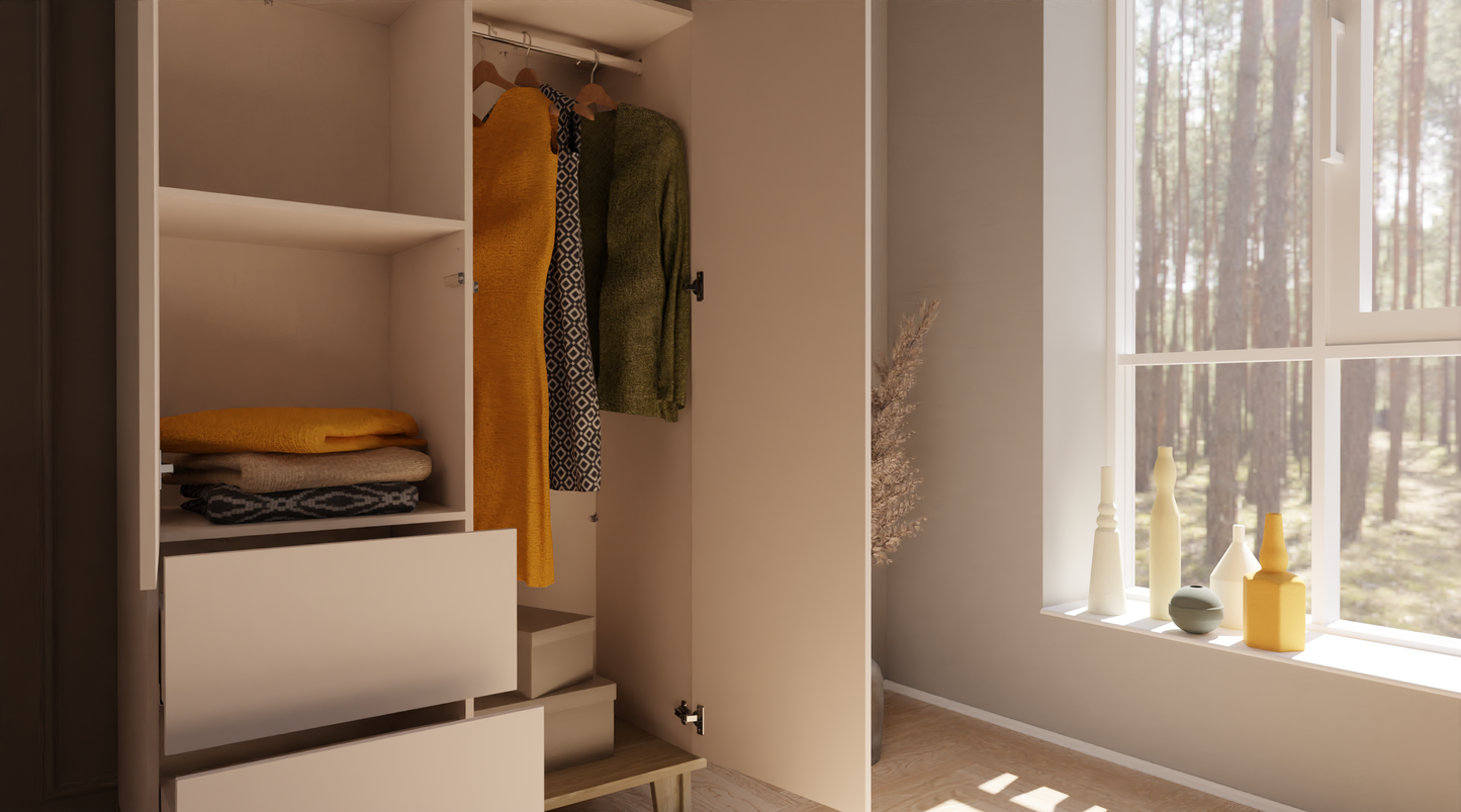 Szafa na ubrania 100 cm - Outlet