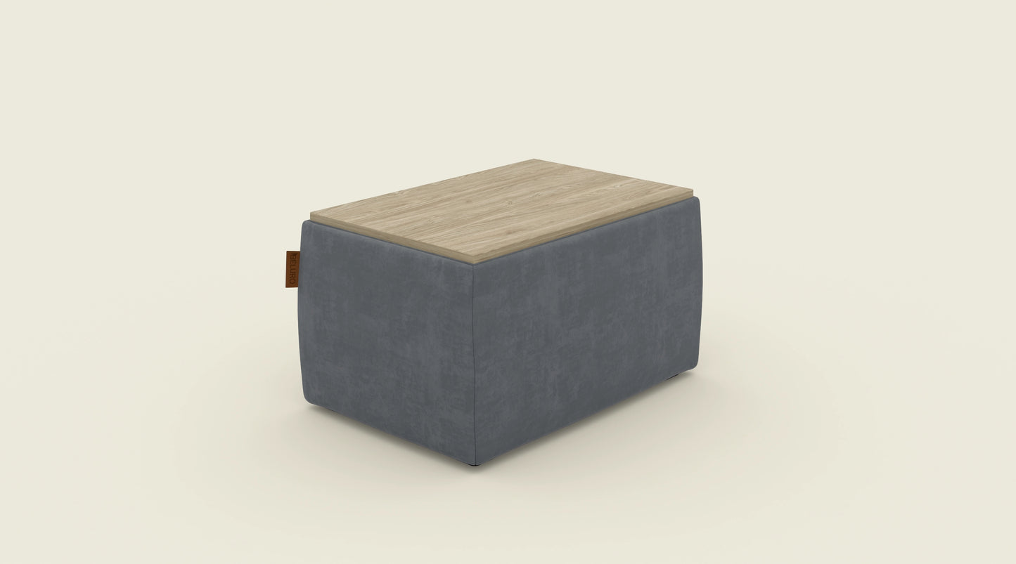 Pufa ze schowkiem, duża 80 cm