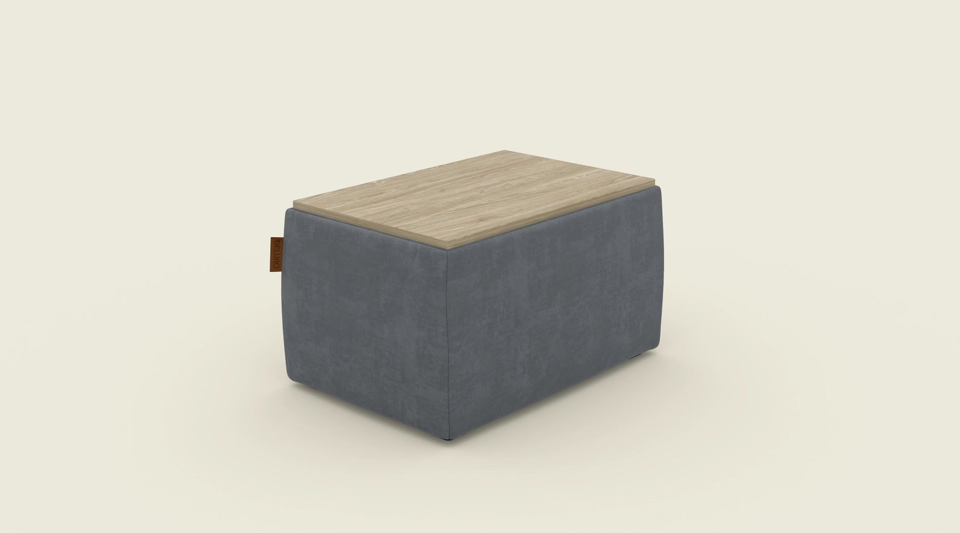 Pufa ze schowkiem, duża 80 cm