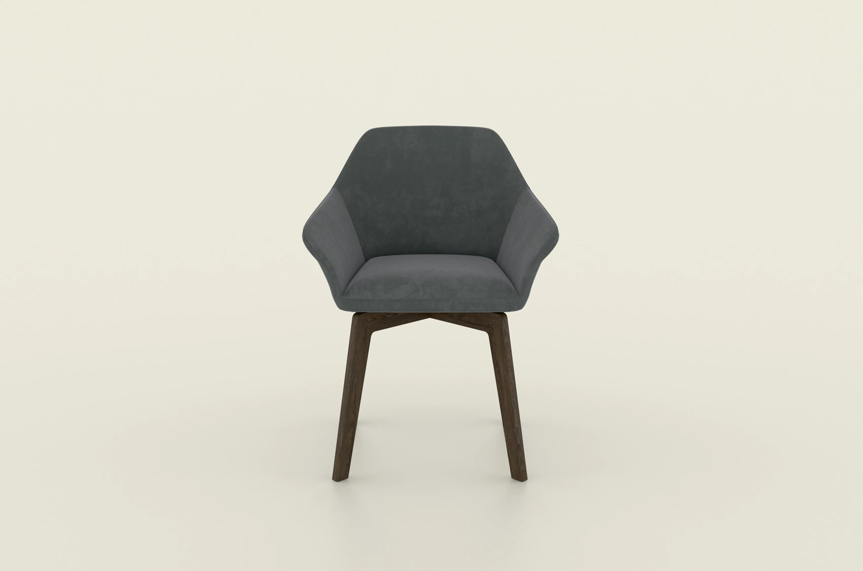 Krzesło tapicerowane dębowe Beluro