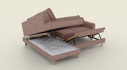 Narożnik z funkcją spania