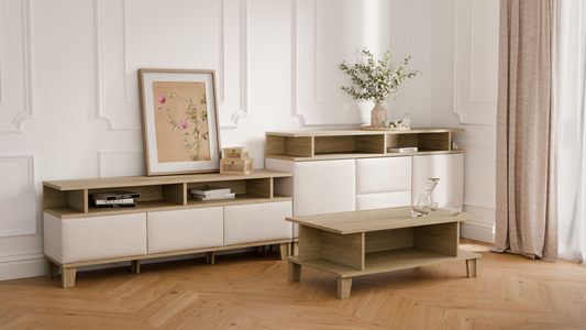 Eleganckie nowoczesne meble do salonu  - Zestaw Mebli 2