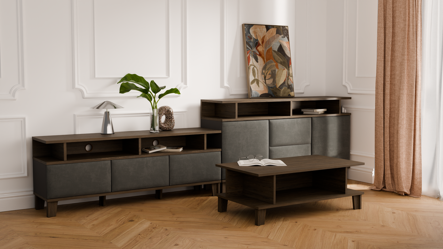 Eleganckie nowoczesne meble do salonu  - Zestaw Mebli 2