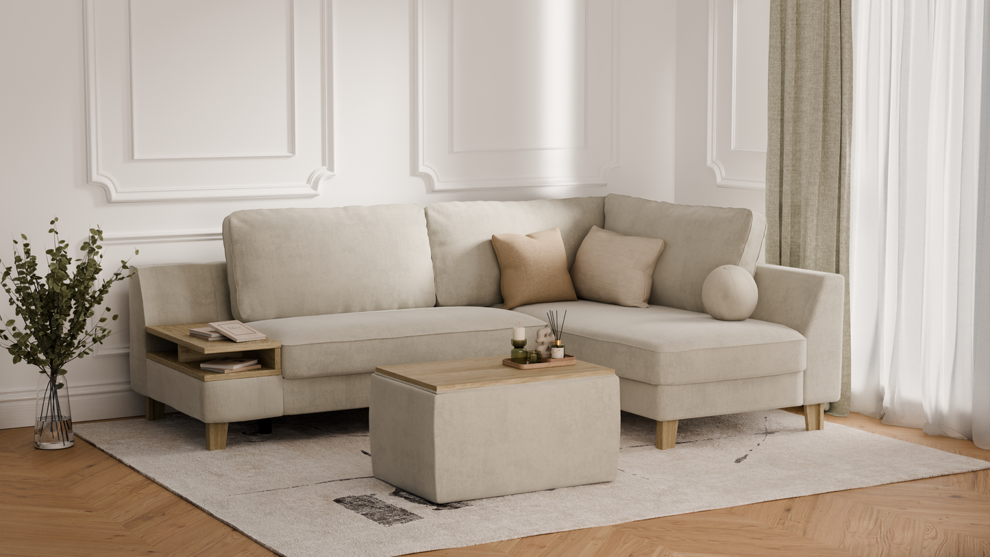 Elegancki zestaw wypoczynkowy do salonu  - Zestaw mebli 4