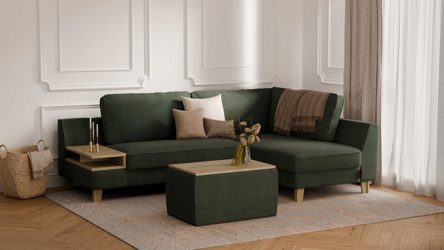 Elegancki zestaw wypoczynkowy do salonu  - Zestaw mebli 4