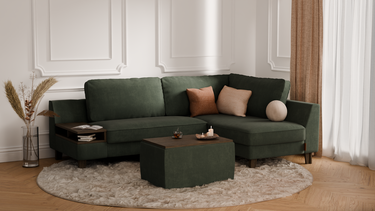 Elegancki zestaw wypoczynkowy do salonu  - Zestaw mebli 4