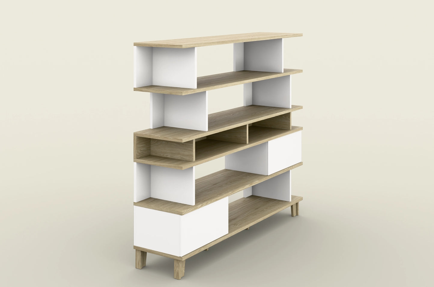 The 2 Drawer Bookcase