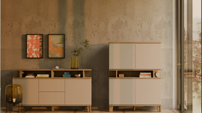 Komoda wysoka 110 cm - Outlet Beluro