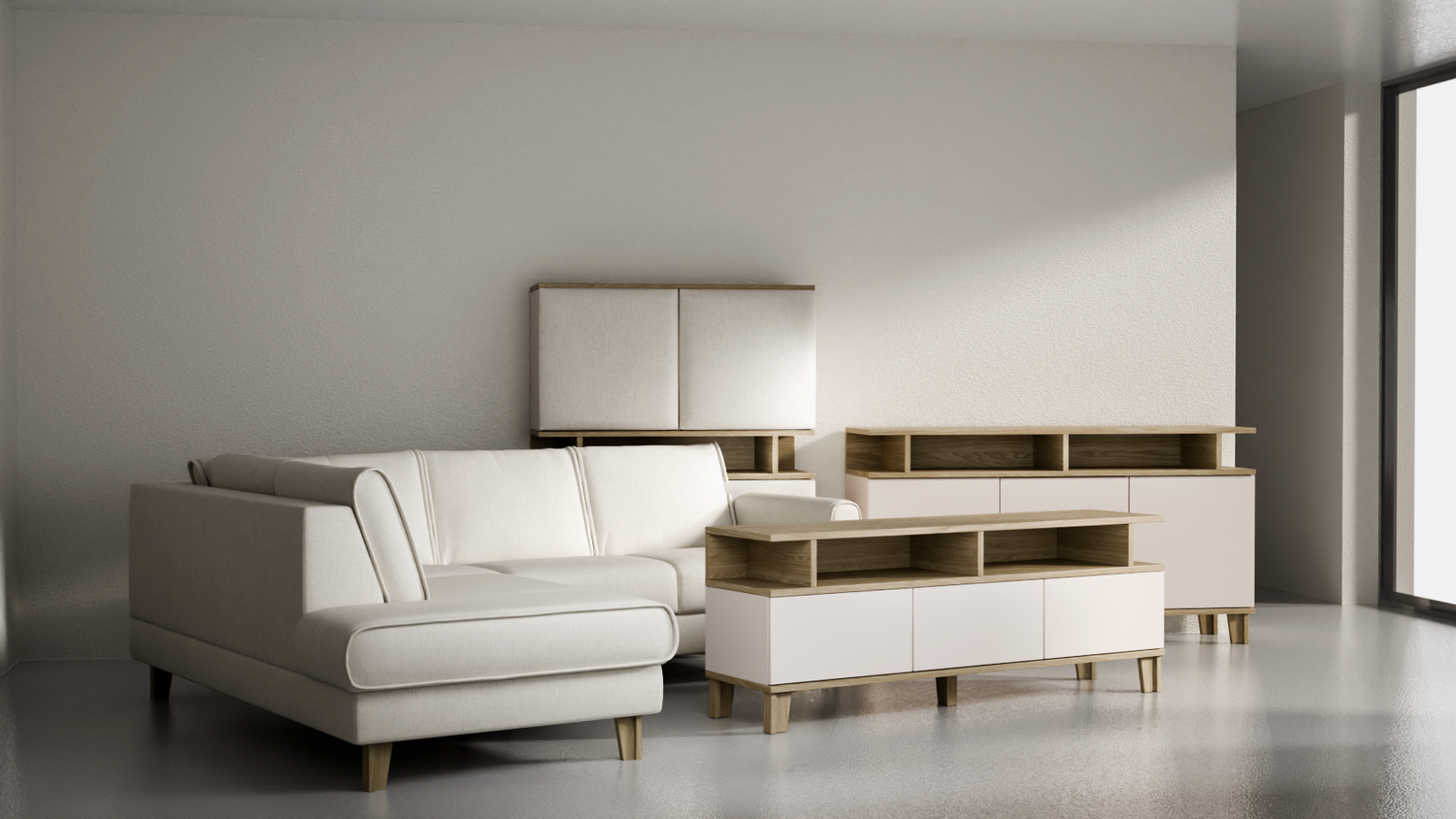 Zestaw mebli do salonu - Zestaw Mebli 3