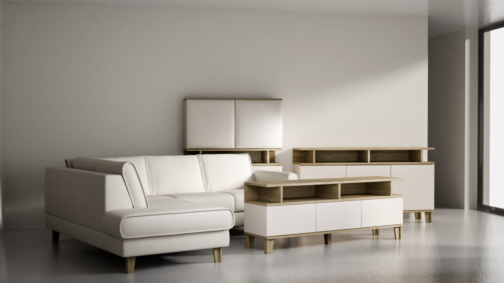 Zestaw mebli do salonu - Zestaw Mebli 3