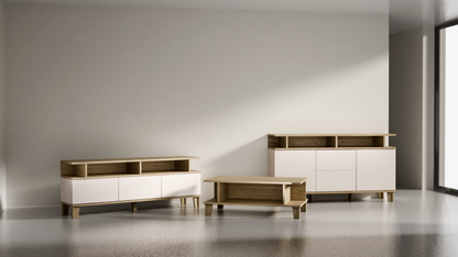 Eleganckie nowoczesne meble do salonu - Zestaw Mebli 2