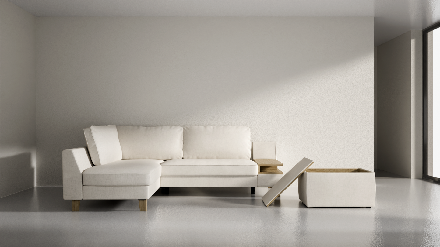 Elegancki zestaw wypoczynkowy do salonu - Zestaw mebli 4