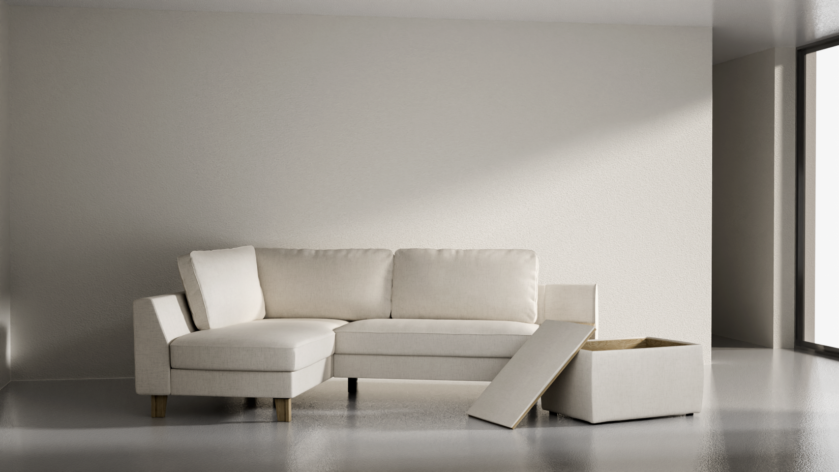 Elegancki zestaw wypoczynkowy do salonu - Zestaw mebli 4