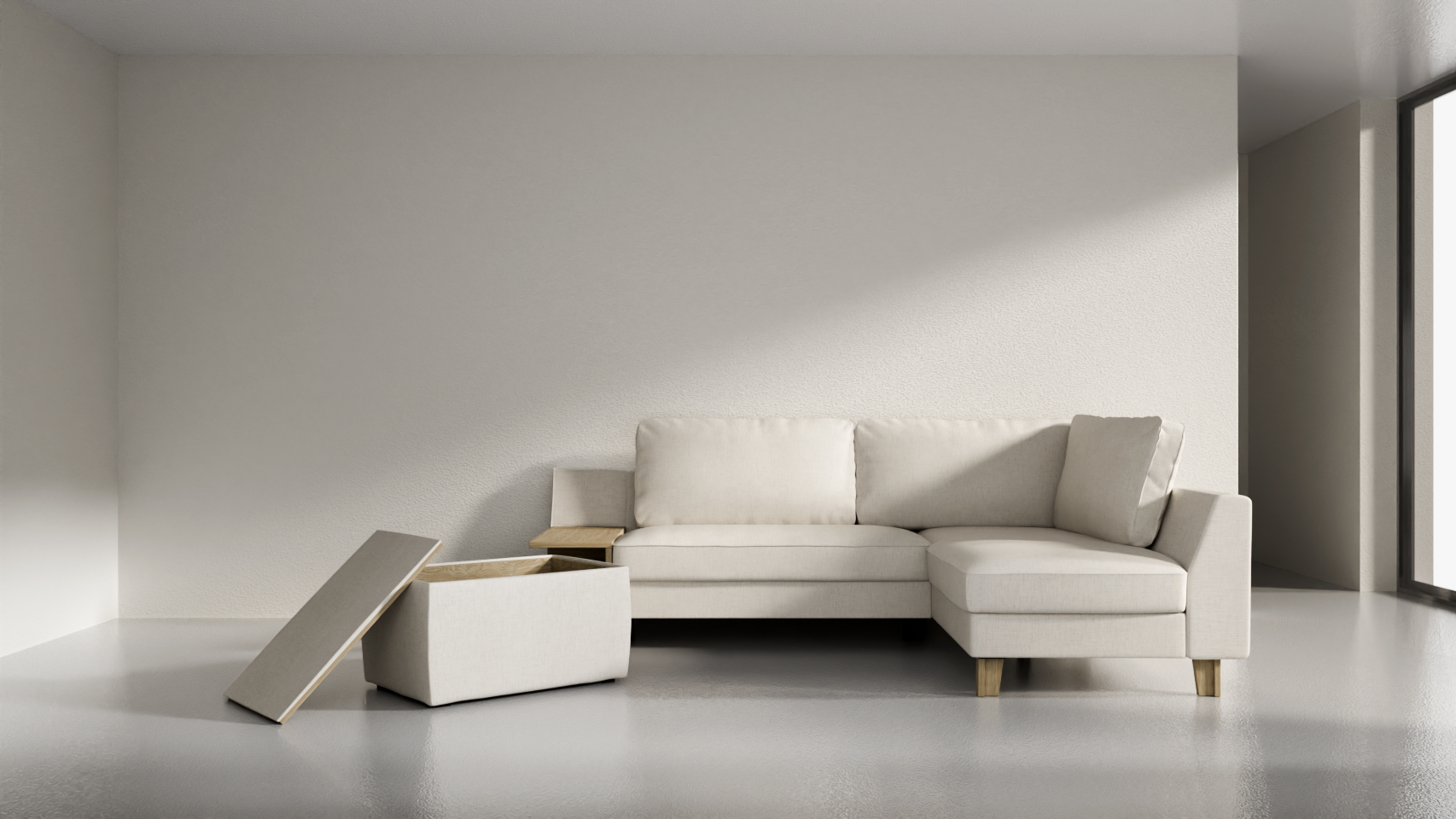 Elegancki zestaw wypoczynkowy do salonu - Zestaw mebli 4