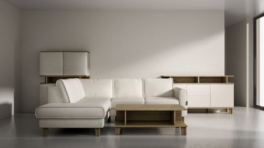 Komplet eleganckich mebli do salonu  - Zestaw mebli 6