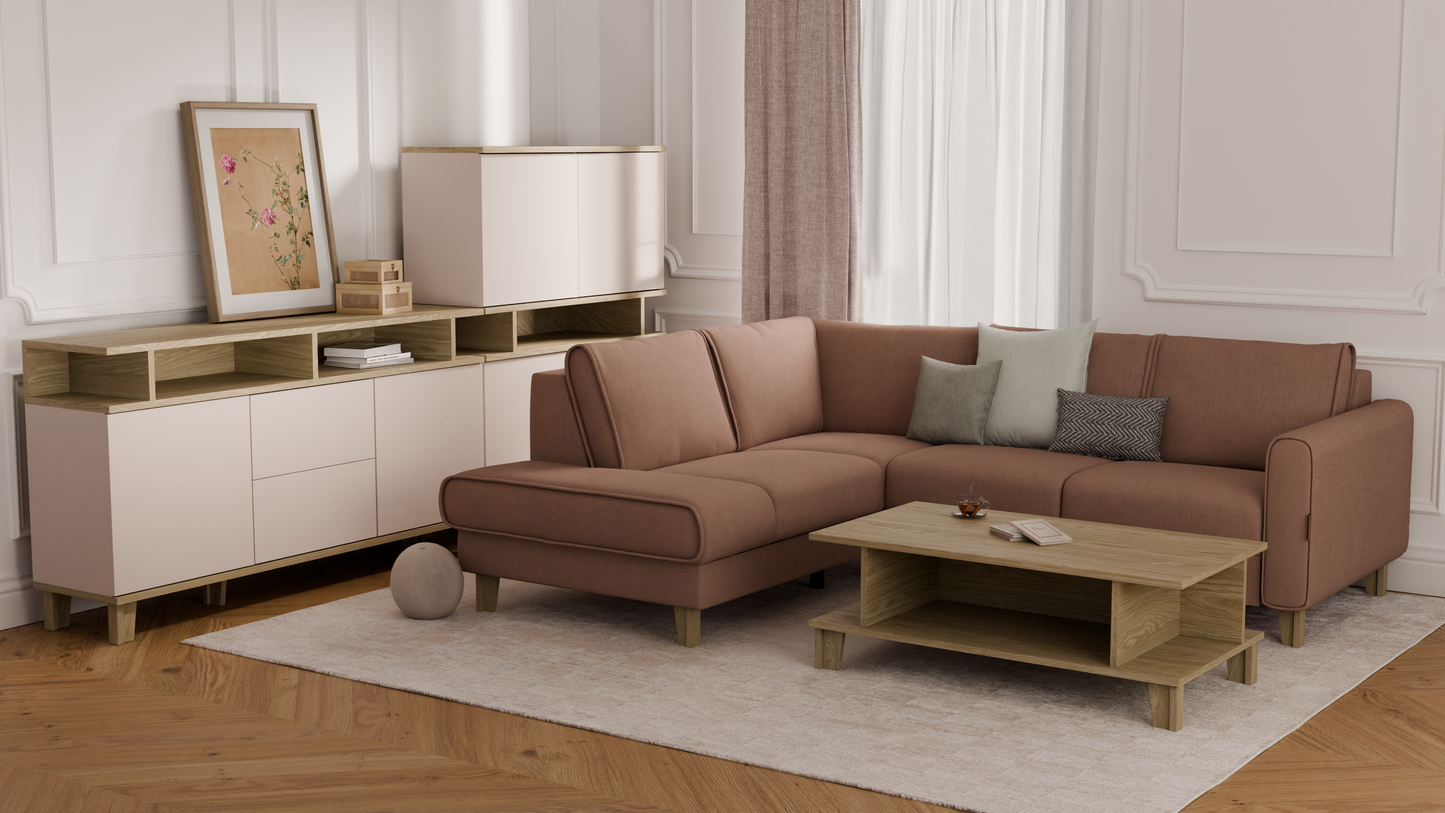 Komplet eleganckich mebli do salonu  - Zestaw mebli 6