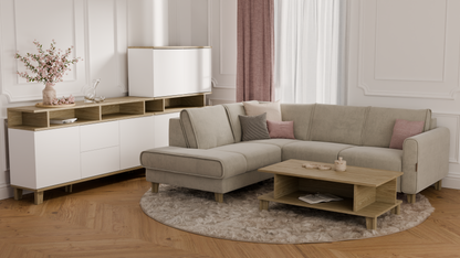 Komplet eleganckich mebli do salonu  - Zestaw mebli 6