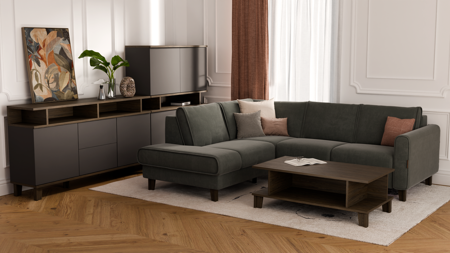 Komplet eleganckich mebli do salonu  - Zestaw mebli 6