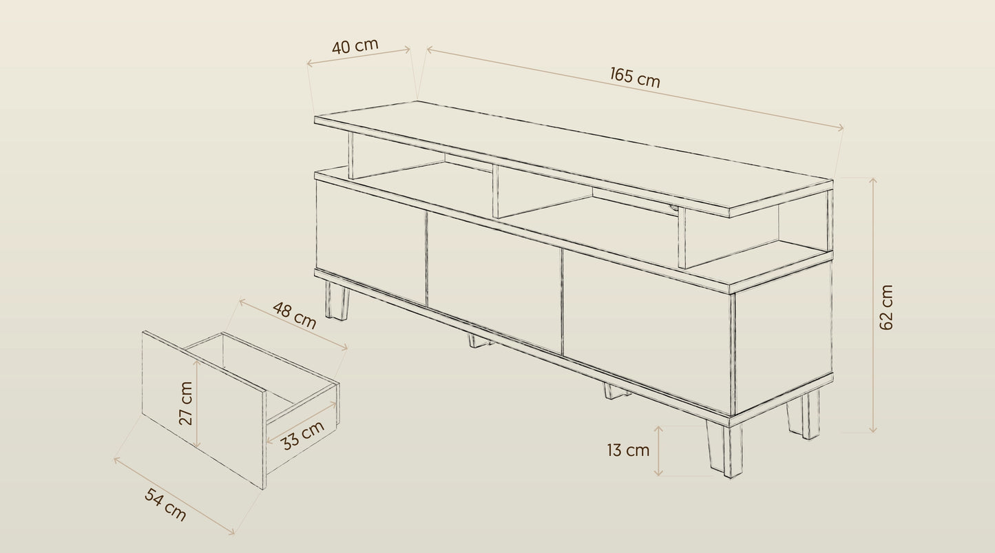 Szafka RTV 165 cm