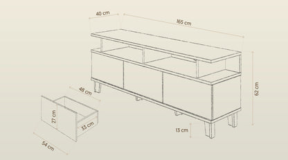 Szafka RTV 165 cm